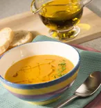 Суп-крем из бобовых с оливковым маслом