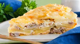 Овощная запеканка с вешенками в мультиварке