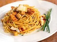 Рецепты с овощами, морепродуктами и макаронами