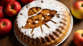 Пирог с яблоками на соде