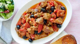 Рецепты с приправами, мясом и оливками