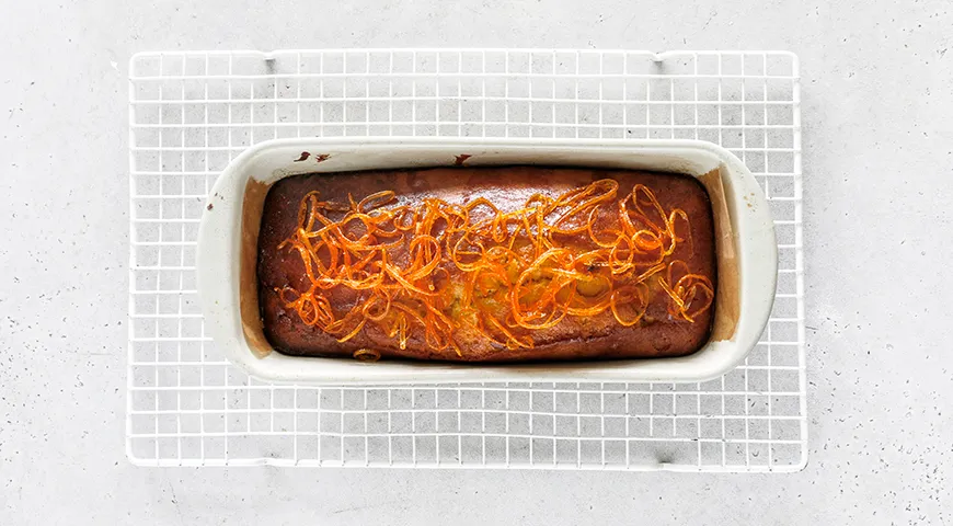 Апельсиновый кекс с пропиткой