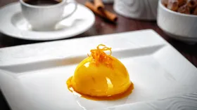 Апельсиновый чизкейк с жидким сердцем
