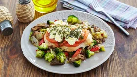 Рецепты с грибами, молочной продукцией и сыром сливочным