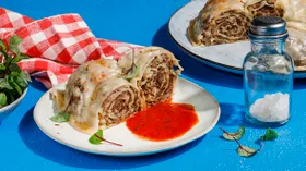 Ханум с мясом и картофелем