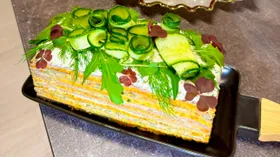 Печёночный торт