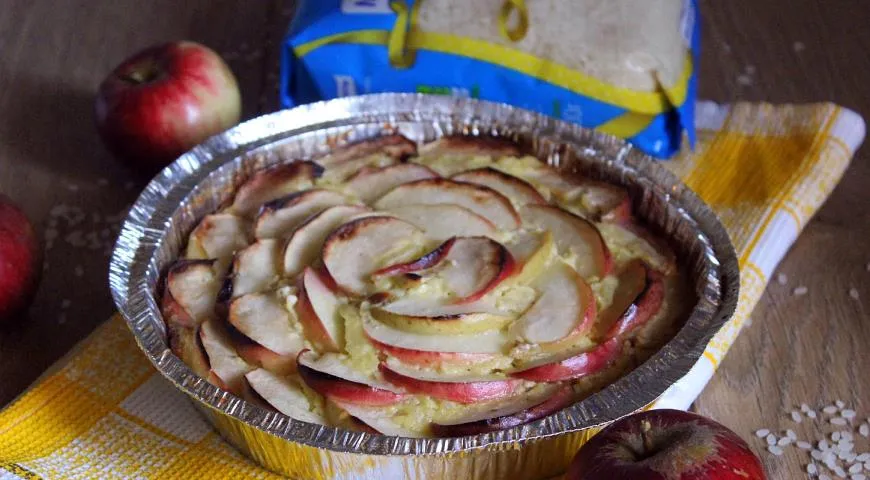 Простой рецепт творожно-рисовой запеканки с яблоками и ягодами годжи