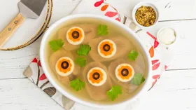 Рецепты с яйцом, морковью и оливками