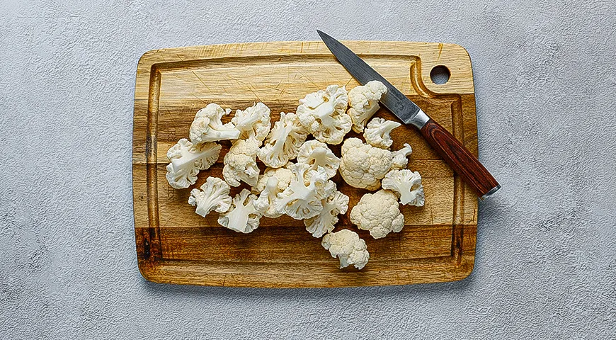 Острая цветная капуста по-корейски