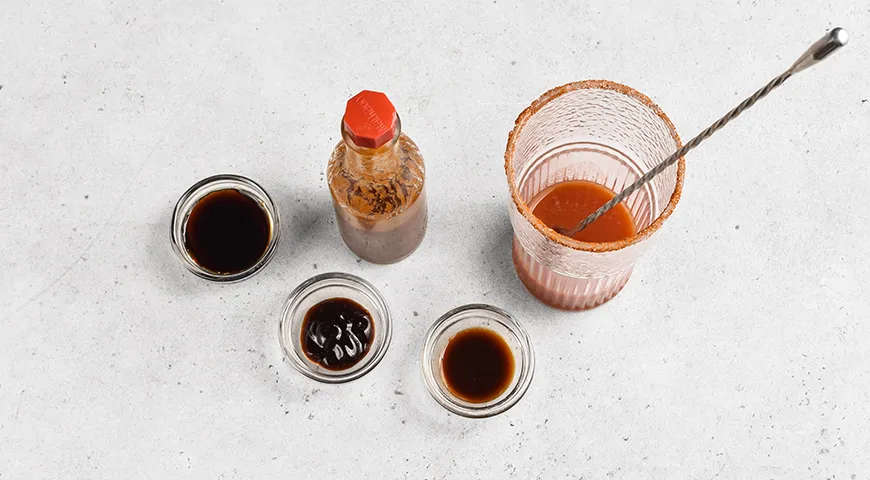 Пивной коктейль с томатным соком Мичелада