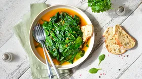 Рецепты со шпинатом, сливочным маслом и базиликом