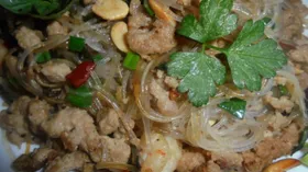 Рецепты с овощами, мясом и креветками