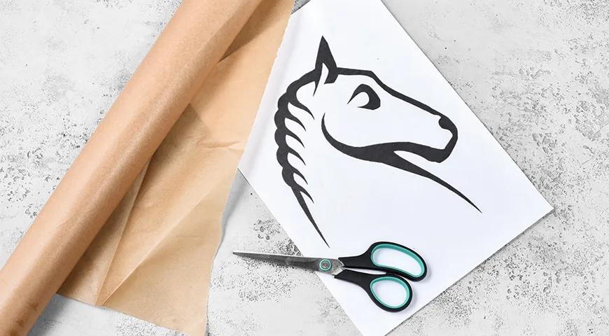 Новогодний салат «Лошадь»