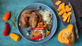 Рецепты с овощами, кус-кусом и птицей