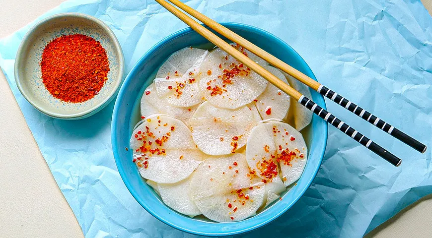 Маринованный дайкон по-корейски