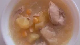 Большой суп с курицей
