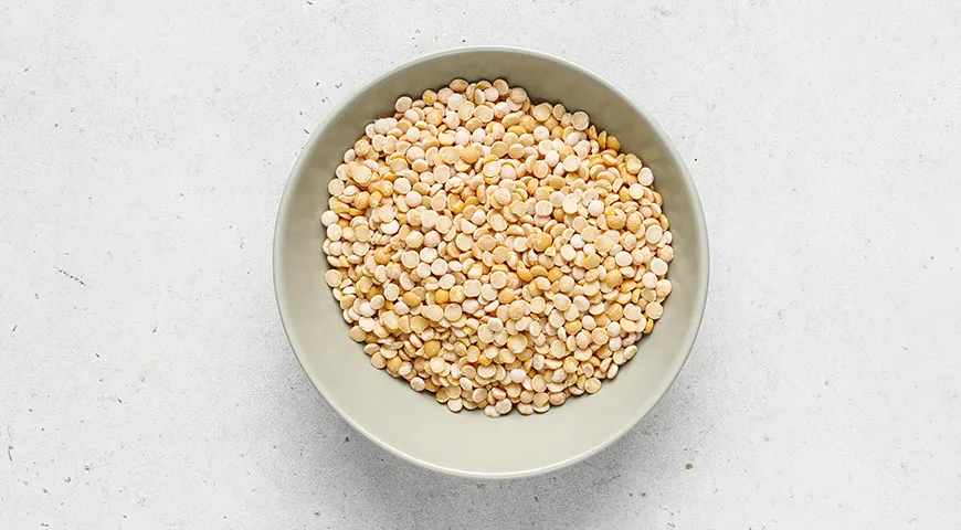 Гороховое пюре с беконом и луком