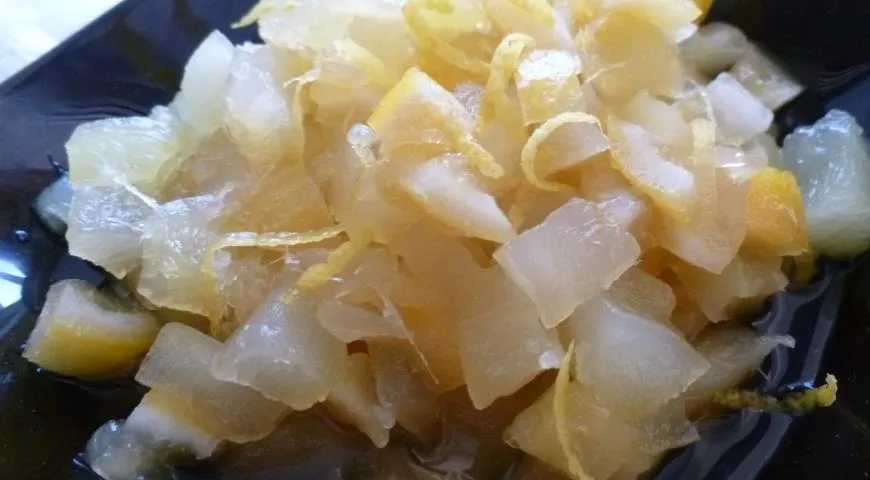 Варенье из кабачка с лимоном и имбирем