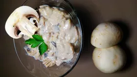 Рецепты с мукой пшеничной, молоком и шампиньонами