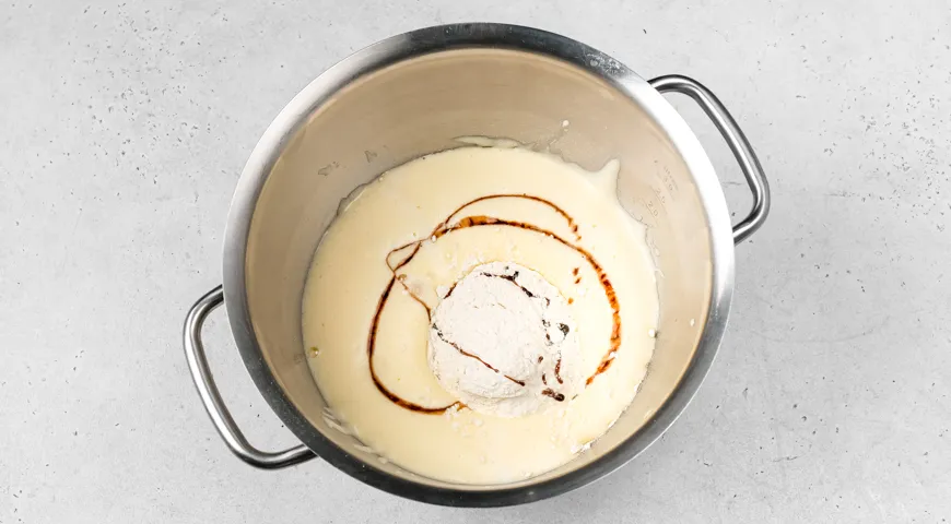 Панкейки с шоколадом внутри