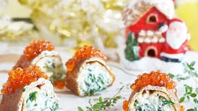 Рецепты на праздничный стол с икрой и горохом
