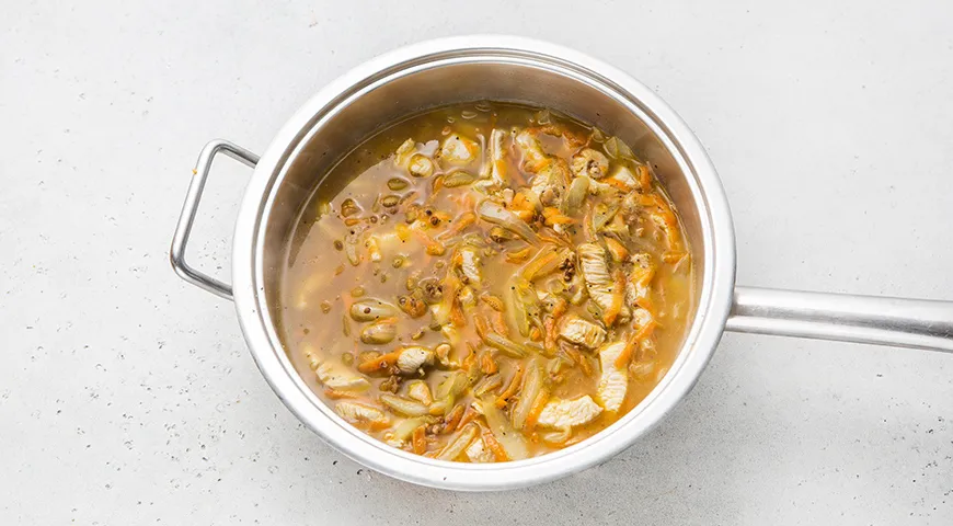 Гречка по-купечески с индейкой