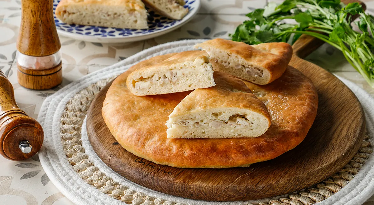 Рецепт осетинского пирога с курицей и сыром