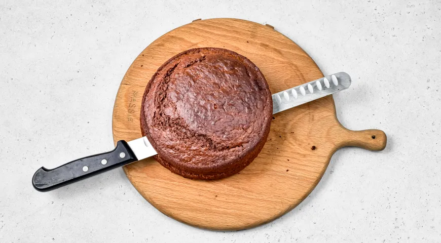 Торт Три стакана со сметанным кремом