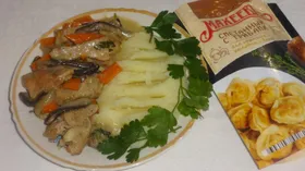 Рецепты с грибами, свининой и соусами