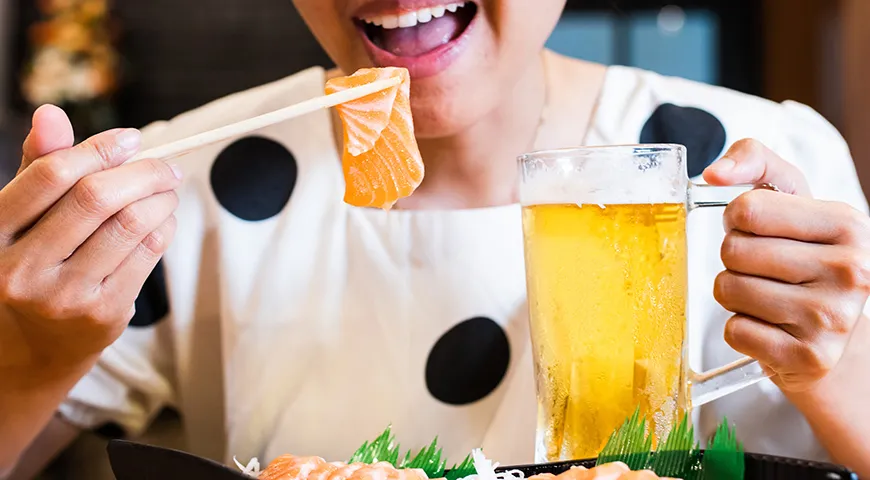 Для японцев пиво — первый выбор к суши