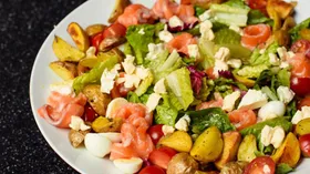 Рецепты с яйцом куриным, маслом оливковым и рукколой