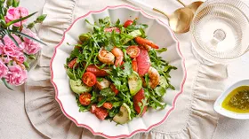 Рецепты с рукколой и морепродуктами