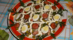 Рецепты с майонезом, огурцом и яйцом перепелиным