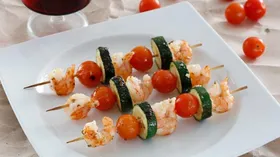 Рецепты с рыбой, морепродуктами и черри