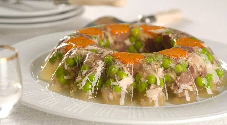 Рецепт студня из куриных потрошков