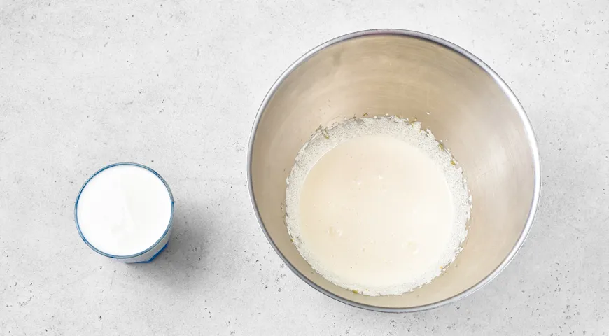 Торт Три стакана со сметанным кремом