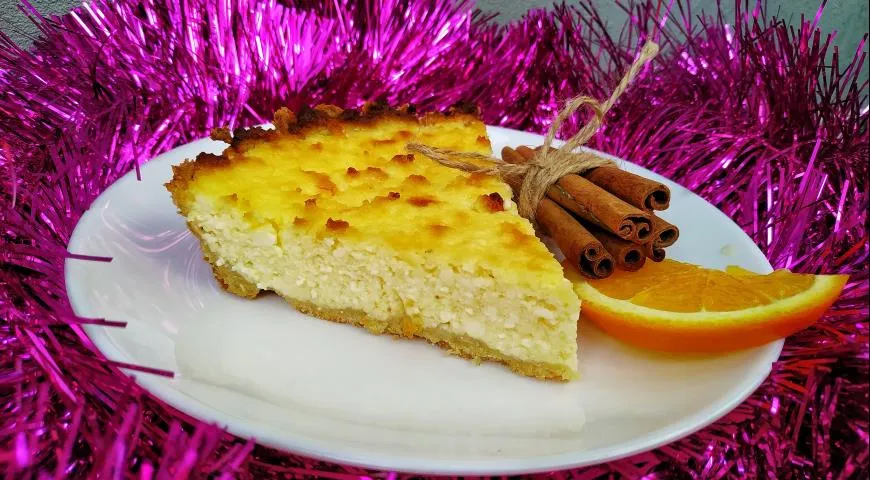 Творожный пирог с апельсинами (кезекухен)