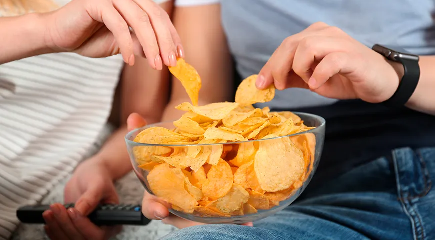 Сомелье помогают создавать чипсы с меньшим содержанием жира, которые при этом не уступают по вкусу и текстуре полно-жирным аналогам