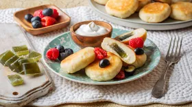 Сырники с мармеладом