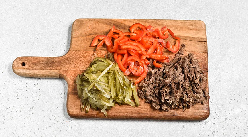 Салат Татарский с говядиной