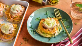 Спагетти  с молочной продукцией