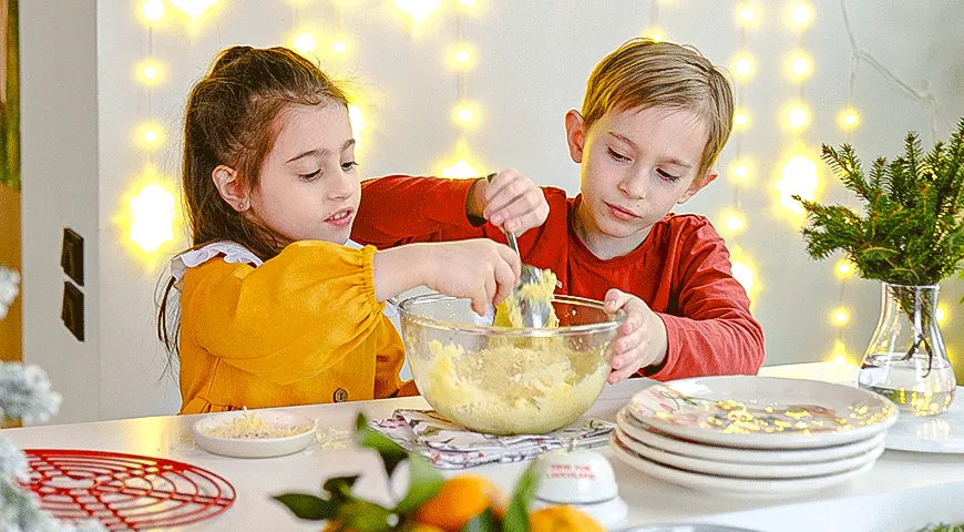 Сэндвичи из картофельных вафель с ветчиной