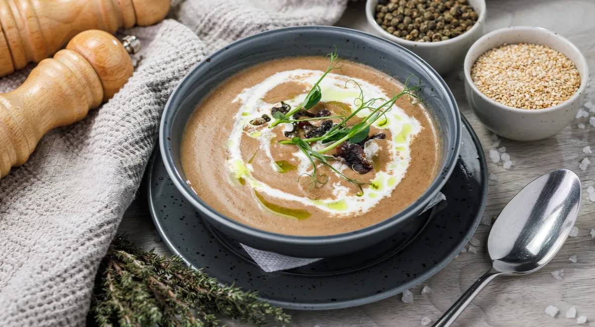 Вкус грибных крем-супов подчеркивает мускатный орех