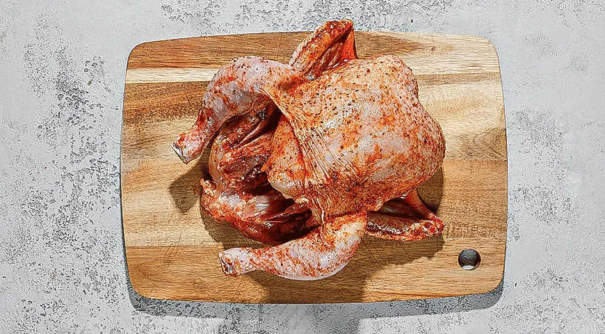 Курица с лимонно- пряным соусом