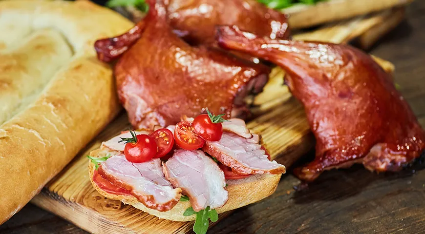 Копченые куриные окорочка