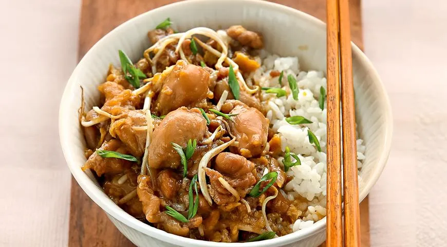 Оякодон, пошаговый рецепт с фото на 530 ккал