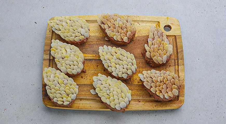 Шоколадно-миндальные пирожные