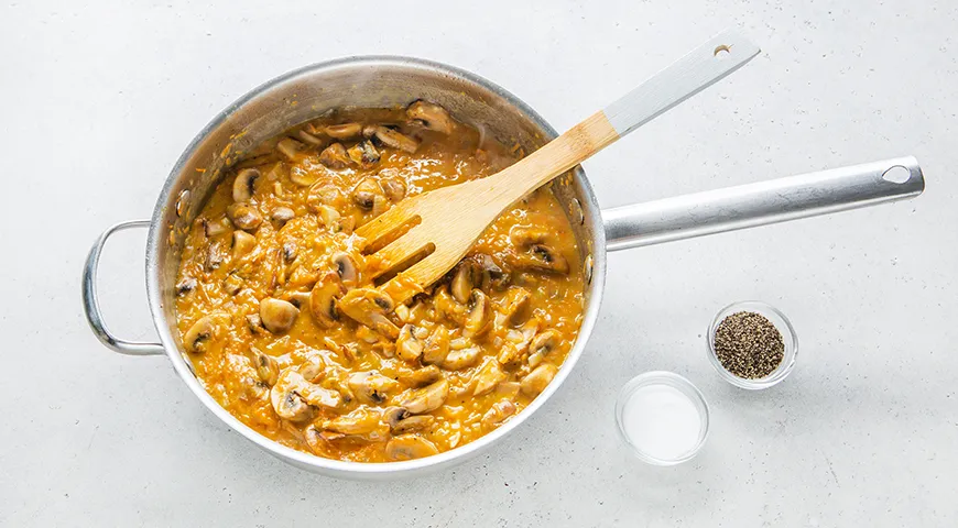 Грибная подлива из шампиньонов