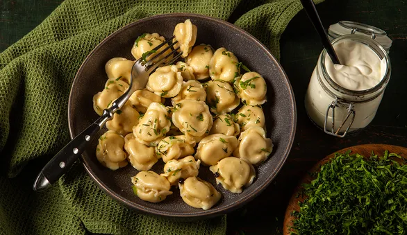 Готовые пельмени в мультиварке