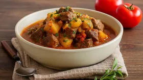 Чахохбили из баранины с картофелем по-грузински